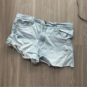 Light Blue Denim Women's Shorts